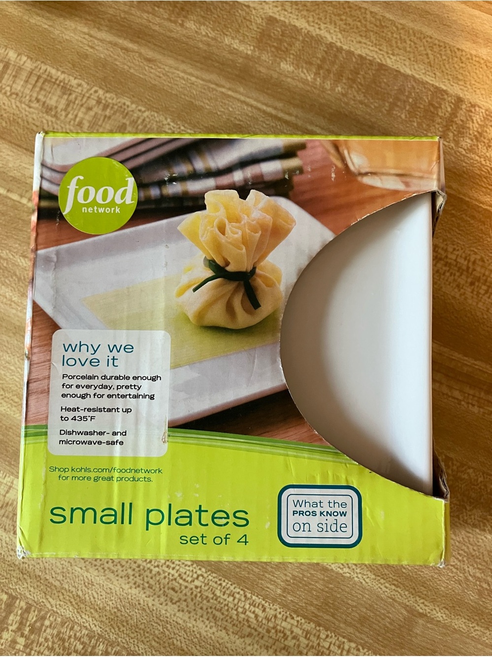 🌸Food Network Small Plates Set of 4 - White